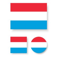 Luxembourg Flag N4