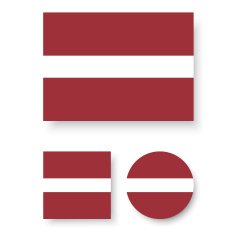 Latvia Flag N6