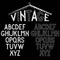 Grunge retro alphabet for labels N2