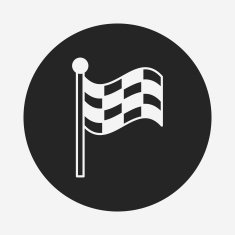 Racing Flag Icon N6