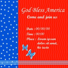 Fourth July Independence Day of America N3