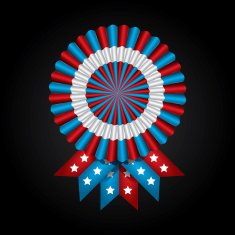 AMERICAN BAGDE AND FLAG N3