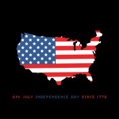 American Flag for Independence Day N6