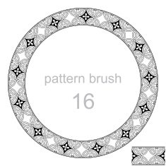 ancient flowers pattern