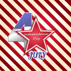 4th Of July American Independence Day Vector Illustration N3