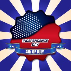 4th Of July American Independence Day Vector Illustration N6