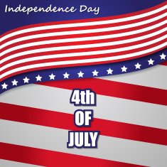 4th Of July American Independence Day Vector Illustration N8