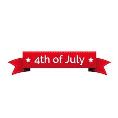 4th of july independence day ribbon N2