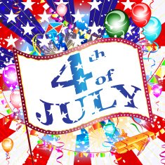 The fourth of July independence day