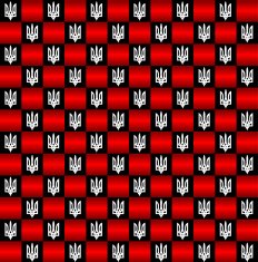 Seamless trident background of Coat arms Ukraine 2