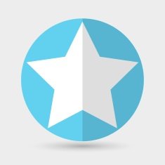 Communist star with hammer and sickle on white background N3