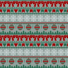 Christmas ornament seamless pattern