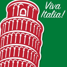 Italian Republic Day card in vector format N3