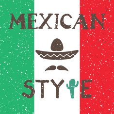Ethnic mexican background design in native style N4