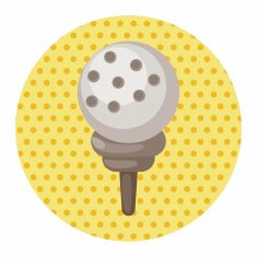 golf equipment theme elements N146
