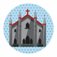castle theme elements vector eps N20