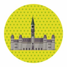 castle theme elements vector eps N22