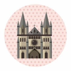 castle theme elements vector eps N24