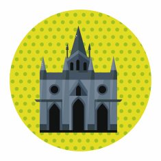 castle theme elements vector eps N27