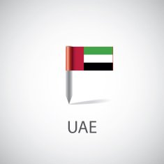 UAE flag pin