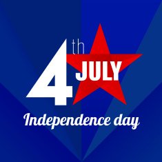 Independence day lable
