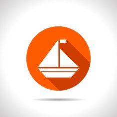 Vector icon of yacht N12