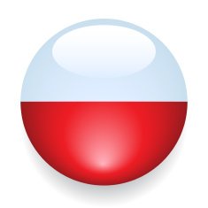 World Flag Button Poland