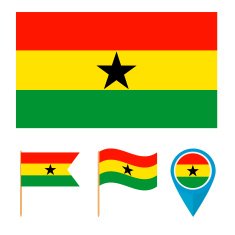 Ghana country flag