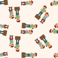 Protesters seamless pattern N4
