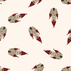 castle seamless pattern