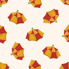 circus tents seamless pattern