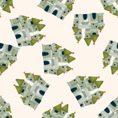 castle seamless pattern N16