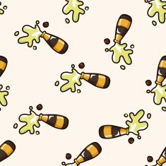 f1 racing cartoon seamless pattern background N15