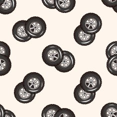 f1 racing cartoon seamless pattern background N20