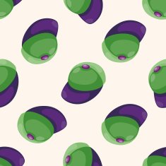 golf equipment cartoon seamless pattern background N2