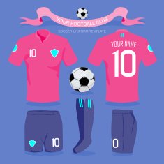 Soccer uniform template N2