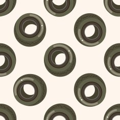 f1 racing cartoon seamless pattern background N23