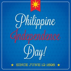 Philippines Independence Day card in vector format N4