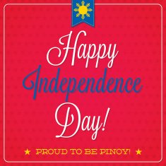 Philippines Independence Day card in vector format N5