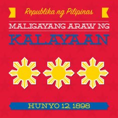 Philippines Independence Day card in vector format N11