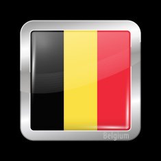 Flag of Belgium Metal Icons