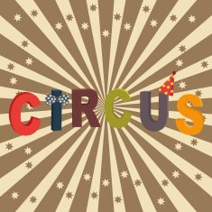 Circus poster background