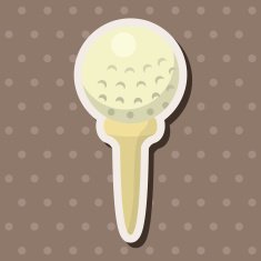 golf equipment theme elements N151