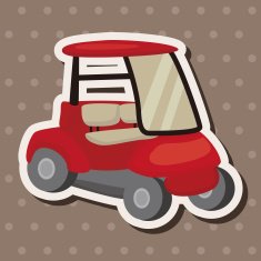 golf equipment theme elements N159