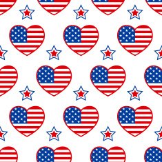 American seamless pattern N3