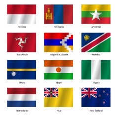 Set Flags of world sovereign states N17