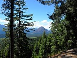 tranquil mountain view