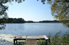 mecklenburgische seenplatte in summertime