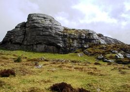 Haytor is a granite tor on the eastern edge of Dartmoor in the English county of Devon
