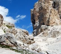 Hiking in the Dolomites